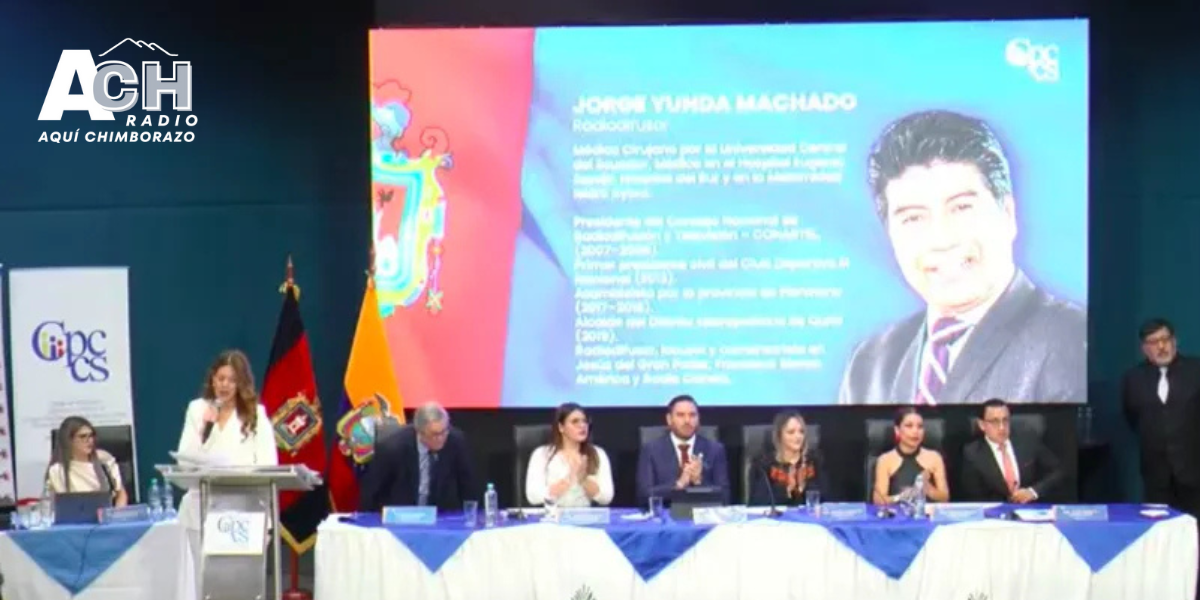 El Cpccs condecoró al exalcalde Jorge Yunda en sesión conmemorativa por los 491 años de la Fundación de Quito