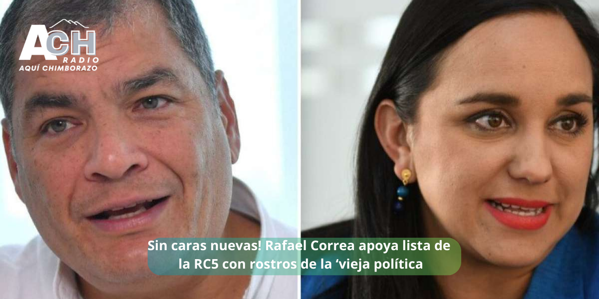 Revolución Ciudadana inscribe una sola lista de consenso para su directiva nacional 2026-2028.